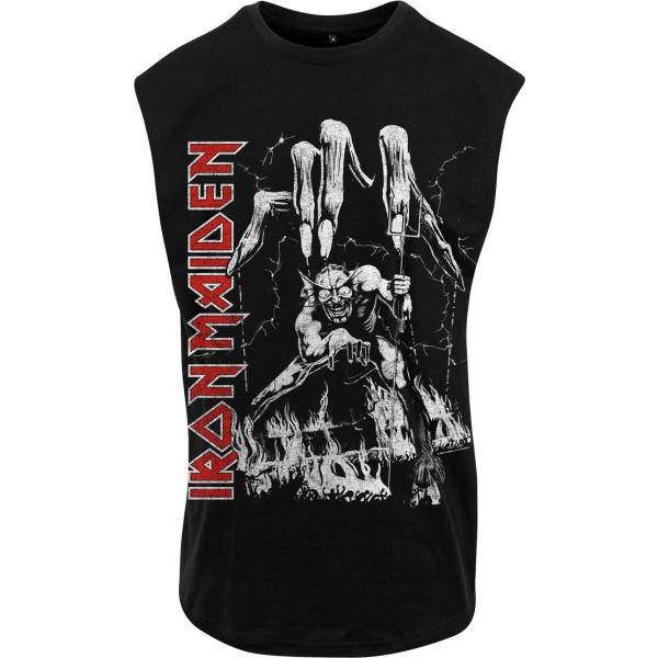 Iron Maiden Eddie Big Hand Tank top černá - RockTime.cz