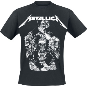 Metallica S&M2 Skull Tux Tričko černá - RockTime.cz