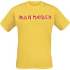 Iron Maiden Logo Tričko žlutá - RockTime.cz
