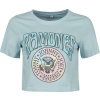 Ramones Coloured Crest Dámské tričko modrá - RockTime.cz