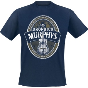 Dropkick Murphys Beer Label Tričko námořnická modrá - RockTime.cz