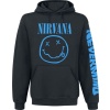 Nirvana Nevermind Smile Mikina s kapucí černá - RockTime.cz