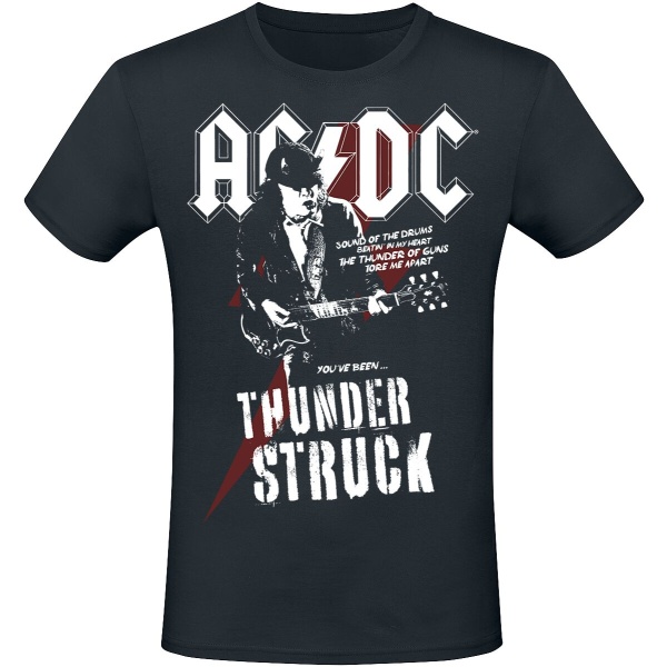 AC/DC Thunderstruck Tričko černá - RockTime.cz