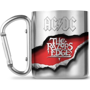 AC/DC The Razers Edge - Tasse mit Karabinerhaken Hrnek stríbrná - RockTime.cz