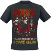 Kiss Love Gun Tričko černá - RockTime.cz