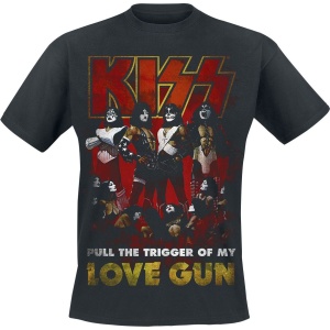 Kiss Love Gun Tričko černá - RockTime.cz