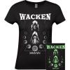 Wacken Open Air Summon Holy Ground - Faces GITD Dámské tričko černá - RockTime.cz