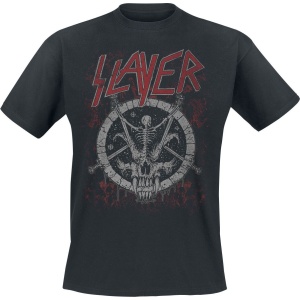 Slayer Divine Skeleton Tričko černá - RockTime.cz