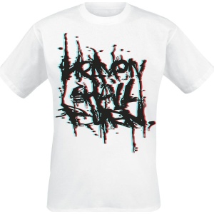 Heaven Shall Burn 3D Logo Tričko bílá - RockTime.cz