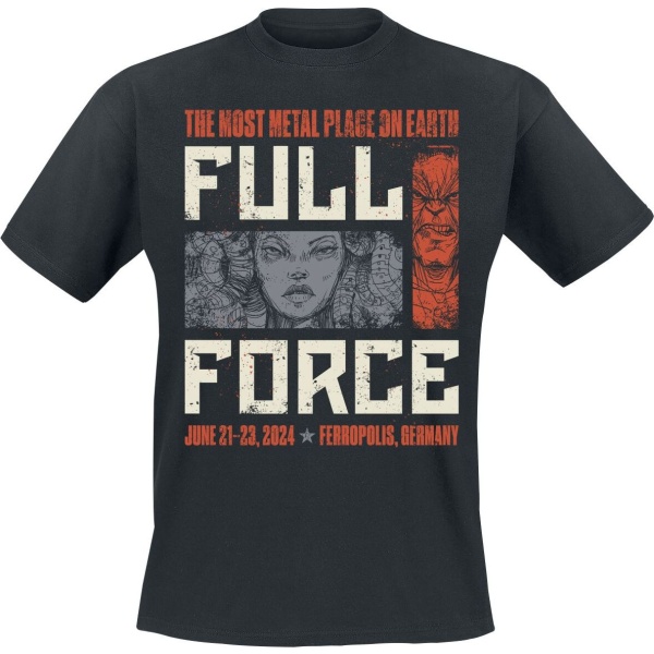 Full Force 2024 The Most Metal Place On Earth Tričko černá - RockTime.cz