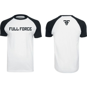 Full Force 2024 Logo Raglánové tričko bílá/cerná - RockTime.cz
