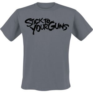 Stick To Your Guns Logo Tričko charcoal - RockTime.cz