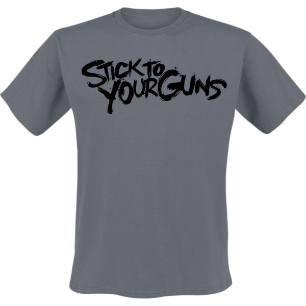 Stick To Your Guns Logo Tričko charcoal - RockTime.cz