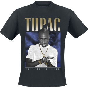 Tupac Shakur California Love Clouds Tričko černá - RockTime.cz