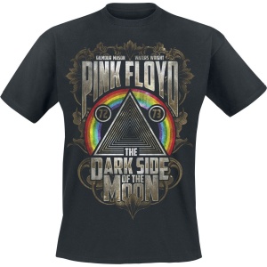 Pink Floyd Dark Side - Gold Leaves Tričko černá - RockTime.cz