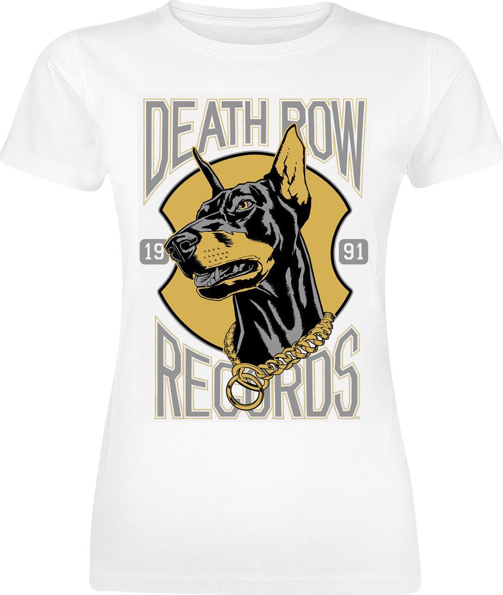 Death Row Records Dog Logo Dámské tričko bílá - RockTime.cz