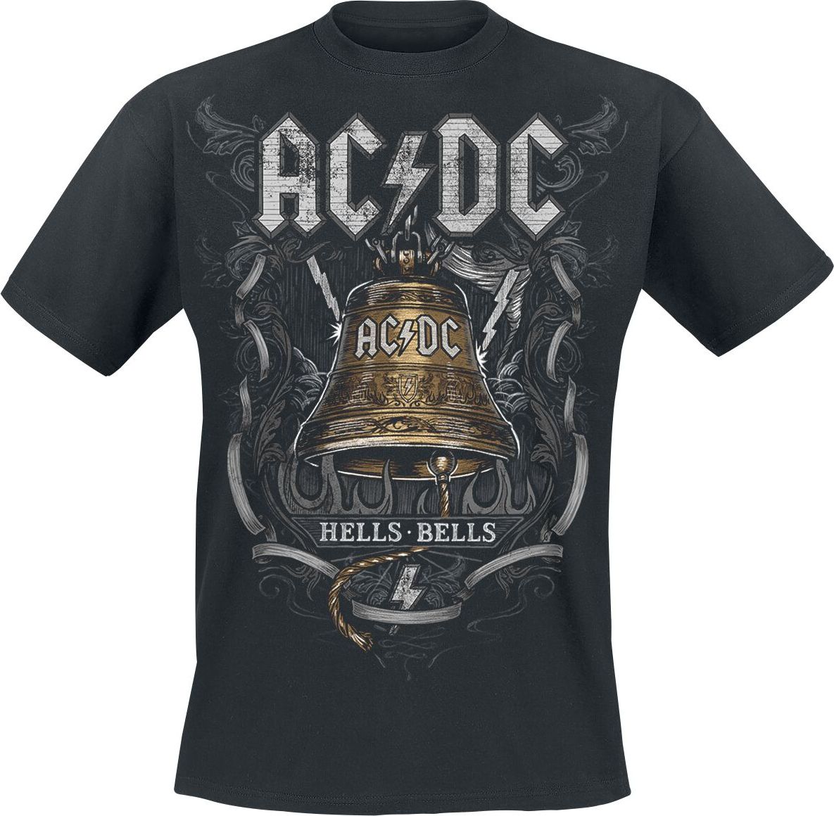 AC/DC Hells Bells Tričko černá - RockTime.cz