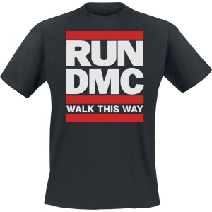 Run DMC Walk This Way' Tričko černá - RockTime.cz