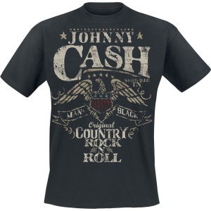 Johnny Cash Original Country Rock n Roll Tričko černá - RockTime.cz