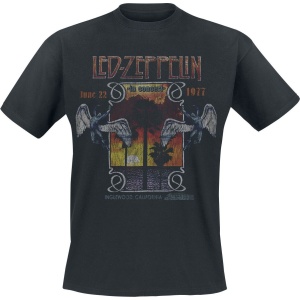 Led Zeppelin Inglewood Tričko černá - RockTime.cz