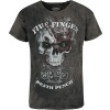 Five Finger Death Punch Skull Tričko šedá - RockTime.cz