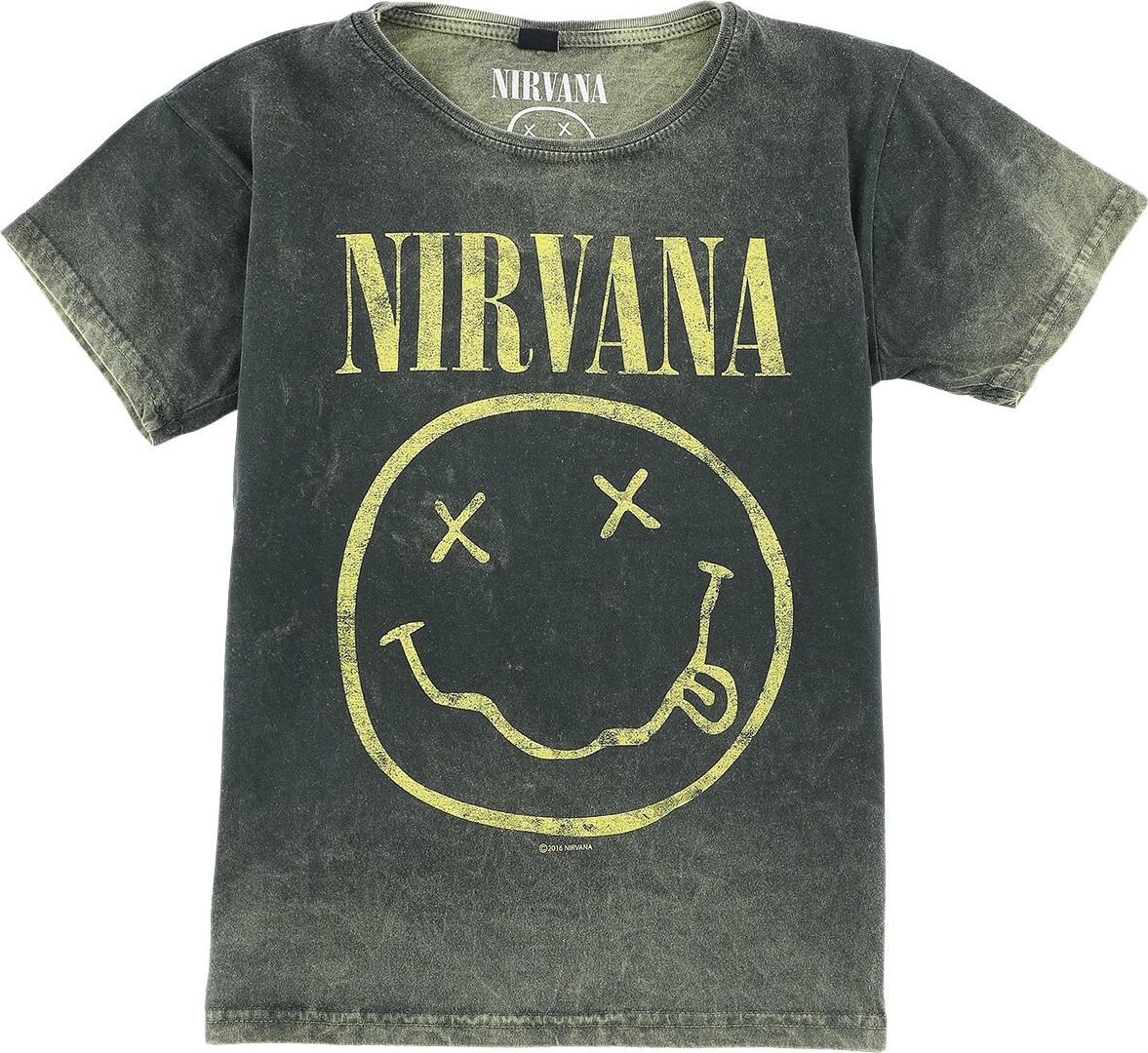 Nirvana Kids - Logo detské tricko zelená - RockTime.cz