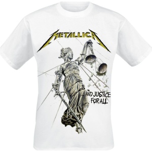 Metallica Justice Tričko bílá - RockTime.cz