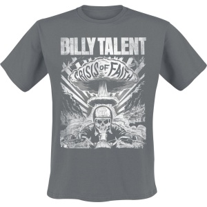 Billy Talent Crisis Of Faith Cover Distressed Tričko charcoal - RockTime.cz