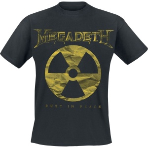 Megadeth Large Rip Nuclear Logo Tričko černá - RockTime.cz