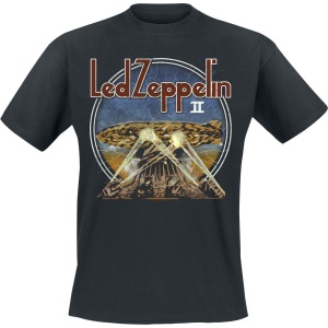 Led Zeppelin LZII Searchlights Tričko černá - RockTime.cz