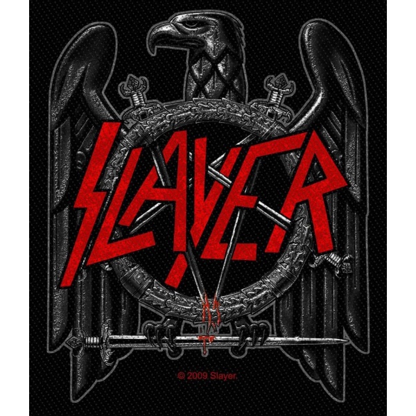 Slayer Black Eagle nášivka Černá / šedá / červená - RockTime.cz
