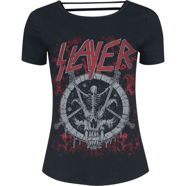 Slayer Circle Dámské tričko černá - RockTime.cz
