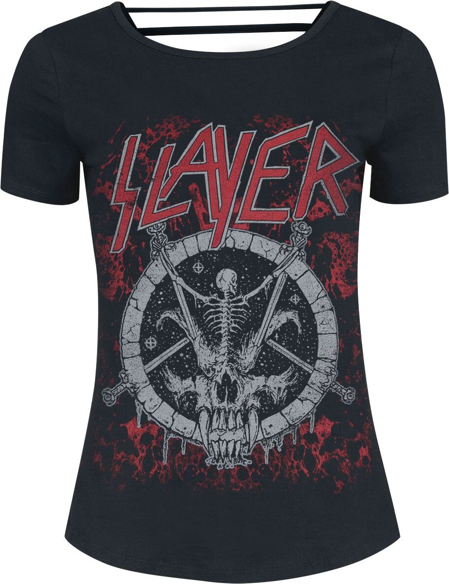 Slayer Circle Dámské tričko černá - RockTime.cz