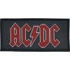 AC/DC Red Logo nášivka cerná/cervená - RockTime.cz