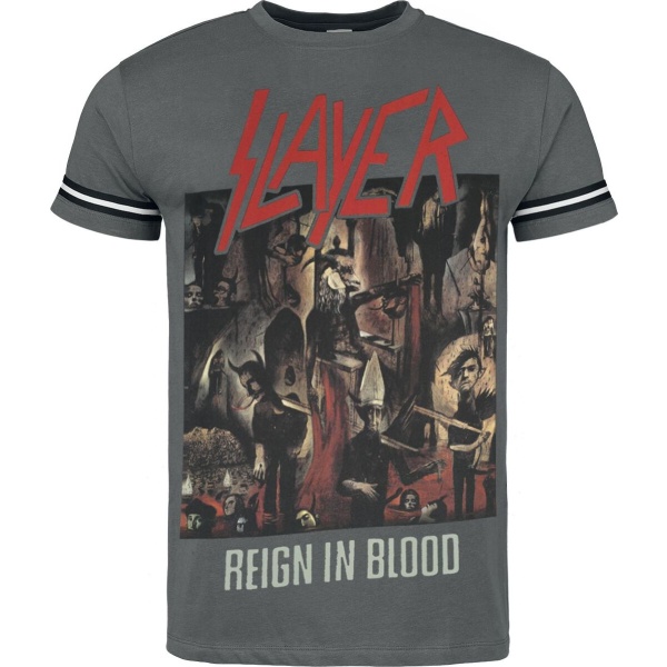 Slayer Reign In Blood Tričko šedá - RockTime.cz