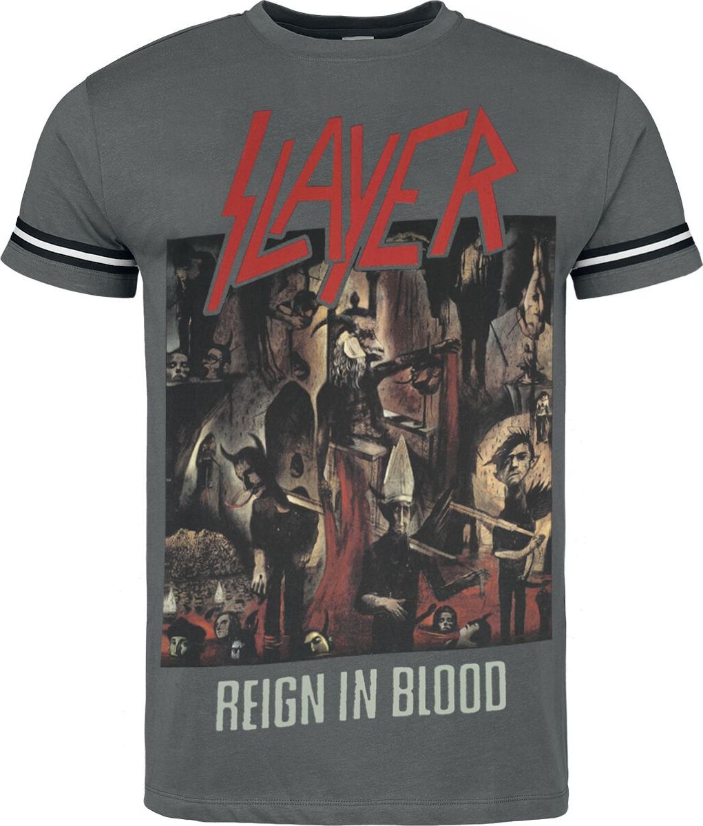 Slayer Reign In Blood Tričko šedá - RockTime.cz