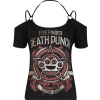 Five Finger Death Punch Red Logo Dámské tričko černá - RockTime.cz