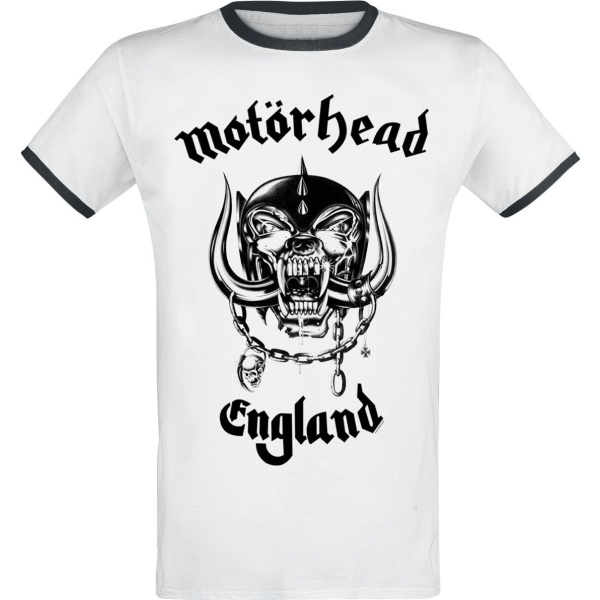 Motörhead England Tričko bílá - RockTime.cz