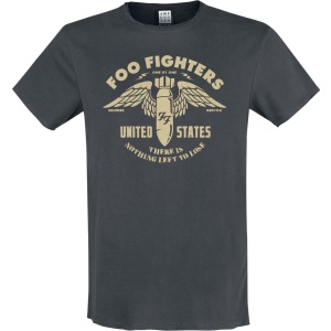 Foo Fighters Amplified Collection - One By One Tričko charcoal - RockTime.cz
