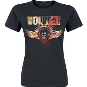 Volbeat Burning Skullwing Dámské tričko černá - RockTime.cz