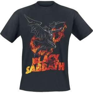 Black Sabbath Burning Demon Tričko černá - RockTime.cz