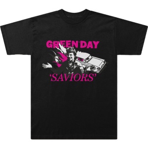 Green Day Saviors Illustration Tričko černá - RockTime.cz