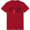 The Rolling Stones Hackney Diamonds Shard Logo Tričko červená - RockTime.cz