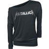 Metallica Spiked Logo Dámské tričko s dlouhými rukávy černá - RockTime.cz