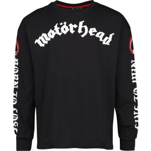 Motörhead EMP Signature Collection - Oversize Tričko s dlouhým rukávem černá - RockTime.cz