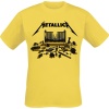 Metallica Simplified Cover (M72) Tričko žlutá - RockTime.cz