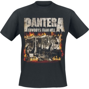 Pantera Cowboys From Hell - Fire Frame Tričko černá - RockTime.cz