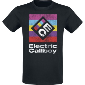Electric Callboy Square Logo Tričko černá - RockTime.cz