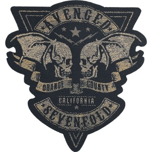 Avenged Sevenfold Orange County Cut-Out nášivka cerná/béžová - RockTime.cz