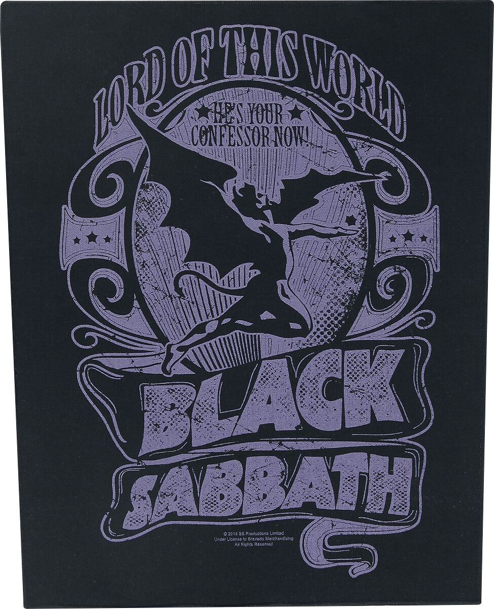 Black Sabbath Lord Of This World nášivka na záda standard - RockTime.cz